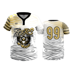 3506 FD WOMENS 2 BUTTON SCOOP NECK CL TIGERS-SOCCER-2