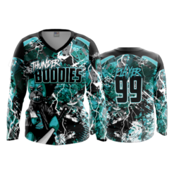 2283 FD Womens V-Neck Longsleeve THUNDER-BUDDIES-1