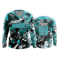 2283 FD Womens V-Neck Longsleeve THUNDER-BUDDIES-2