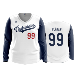 3360 FD Womens V-Neck Longsleeve CLYDESDALES-2