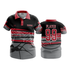 3488 FD Womens Polo BLACK-WIDOWS-1