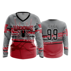 3488 FD Womens V-Neck Longsleeve BLACK-WIDOWS-2