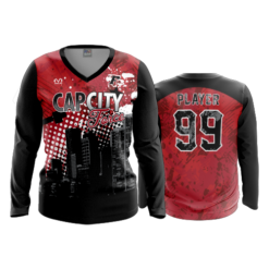 3512 FD Womens V-Neck Longsleeve CAP-CITY-FORCE-KERNS-1