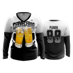 3513 FD Womens V-Neck Longsleeve CERVECEROS-1