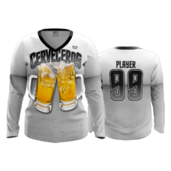 3513 FD Womens V-Neck Longsleeve CERVECEROS-2