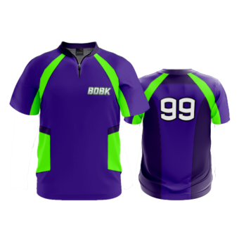 869 CL DERBY JACKET SHORT SLEEVE BDBK-ADDS-FLO INK + $5