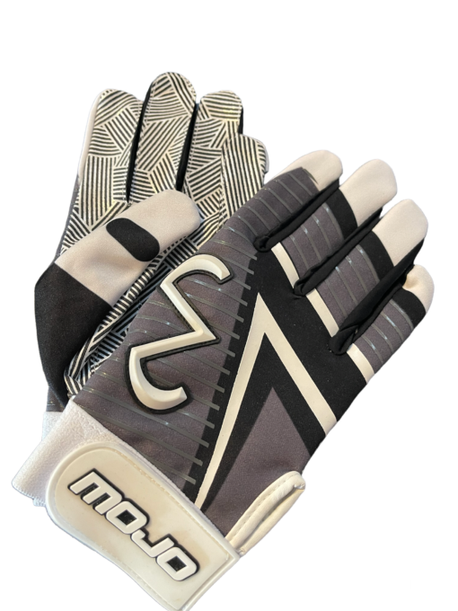 MOJO Batting Gloves Charcoal/Black/White