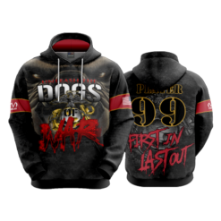 3493 FD Hoody POPSLO-DOGS-OF-WAR