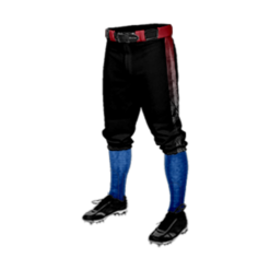 3494 CL KNICKERS CUSTOM BRAIDED BALL PANT POPSLO-RED-WARRIORS