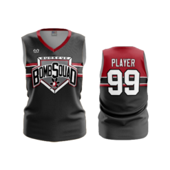 3530 FD Womens V-Neck Sleeveless BUCKEYE-BOMB-SQUAD-3