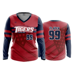 2573 FD Womens V-Neck Longsleeve CENTRAL-OHIO-TIGERS-2