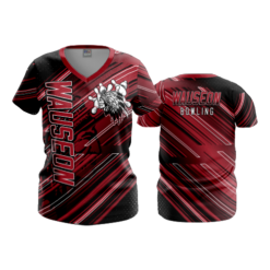 3278 FD Womens V-Neck WAUSEON-BOWLING-2022-1