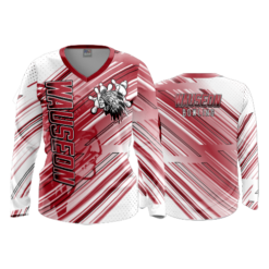 3278 FD Womens V-Neck Longsleeve WAUSEON-BOWLING-2022-2