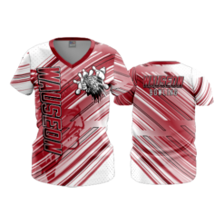 3278 FD Womens V-Neck WAUSEON-BOWLING-2022-2