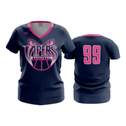3523 FD Womens V-Neck GC-VIPERS-BASKETBALL-2022