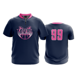 3523 FD Quarter Zip SS - Ribbed Collar - CL GC-VIPERS-BASKETBALL-2022