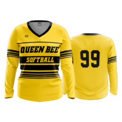 3532 FD Womens V-Neck Longsleeve QUEEN-BEE-1