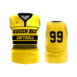 3532 FD WOMENS 2 BUTTON SCOOP NECK SLEEVELESS CL QUEEN-BEE-1