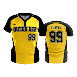 3532 FD WOMENS 2 BUTTON SCOOP NECK CL QUEEN-BEE-2