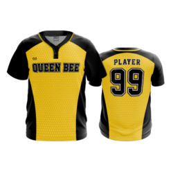 3532 FD MENS 2 BUTTON SCOOP NECK CL QUEEN-BEE-2