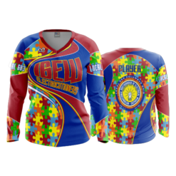 2535 FD Womens V-Neck Longsleeve ELECTROCUTIONERS-1