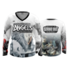 1727 FD Womens V-Neck Longsleeve ANGELS-2