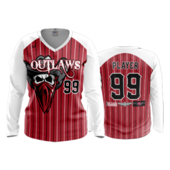 3524 FD Womens V-Neck Longsleeve OUTLAWS-2022-2