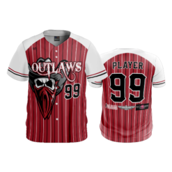 3524 FD ProTek Mens Full Button Down - CL OUTLAWS-2022-2