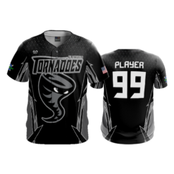 3539 FD ProTek Mens Full Button Down - CL PLAINFIELD-TORNADOES-1