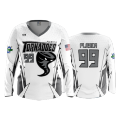 3539 FD Womens V-Neck Longsleeve PLAINFIELD-TORNADOES-2