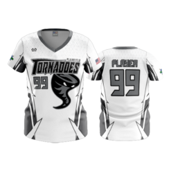 3539 FD Womens V-Neck PLAINFIELD-TORNADOES-2