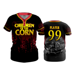 3533 FD WOMENS 2 BUTTON SCOOP NECK CL CHILDREN-OF-THE-CORN-1