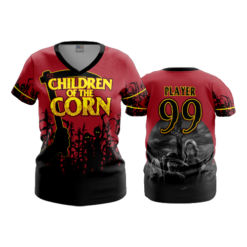 3533 FD Womens V-Neck CHILDREN-OF-THE-CORN-2