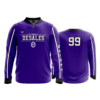 2268 FD Quarter Zip Lycra Mesh LS DESALES-HS
