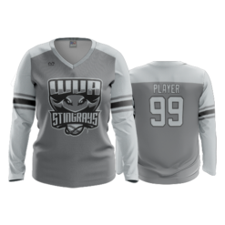 3553 FD Womens V-Neck Longsleeve WV-STINGRAYS-3