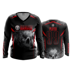 3555 FD Womens V-Neck Longsleeve DAMAGE-INC-2022