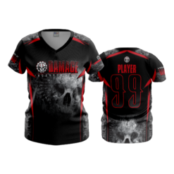 3555 FD Womens V-Neck DAMAGE-INC-2022