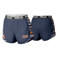 3543 CL WOMENS TRACK SHORTS FIRE-FASTPITCH-1