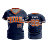 3543 FD Womens V-Neck FIRE-FASTPITCH-1