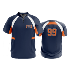 3543 CL DERBY JACKET SHORT SLEEVE FIRE-FASTPITCH-1