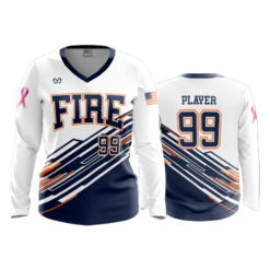 3543 FD Womens V-Neck Longsleeve FIRE-FASTPITCH-2