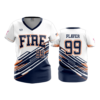 3543 FD Womens V-Neck FIRE-FASTPITCH-2