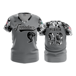 3539 FD Womens V-Neck PLAINFIELD-TORNDADOES-ALT-1
