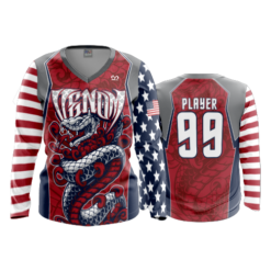 3554 FD Womens V-Neck Longsleeve VENOM-1
