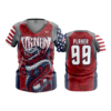 3554 FD Womens V-Neck VENOM-1