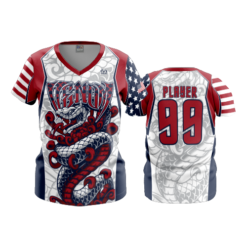 3554 FD Womens V-Neck VENOM-2