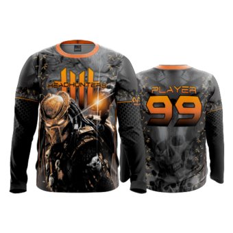 3556 FD Long Sleeve MENS HEADHUNTERS-ORANGE-1