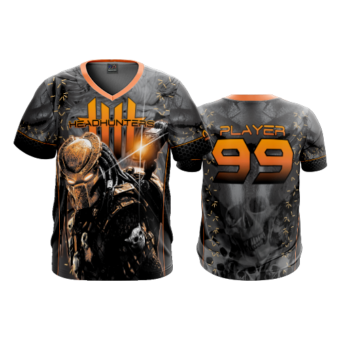 3556 FD Sport V-Neck MENS HEADHUNTERS-ORANGE-1