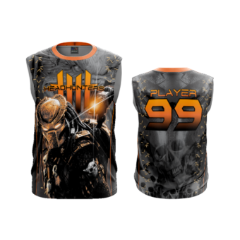 3556 FD Sport Sleeveless MENS HEADHUNTERS-ORANGE-1