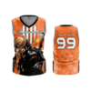 3556 FD Womens V-Neck Sleeveless HEADHUNTERS-ORANGE-2